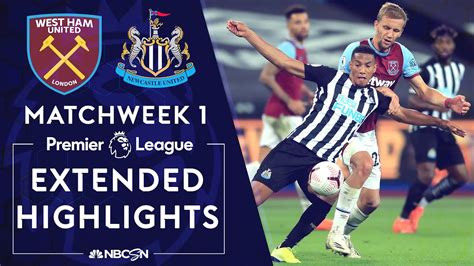 newcastle vs west ham extended highlights